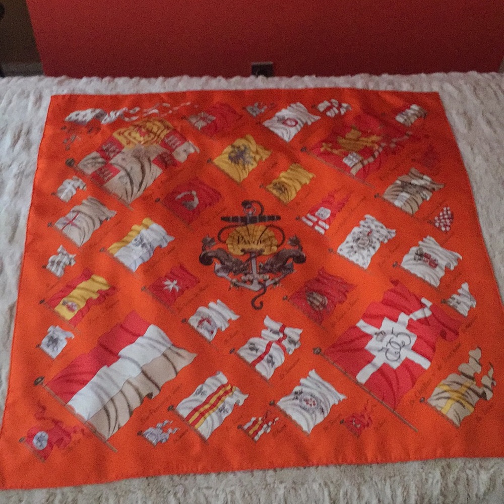 Hermes 100% Silk Scarf